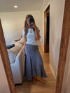 Roxie Midi Skirt (NAVY)
