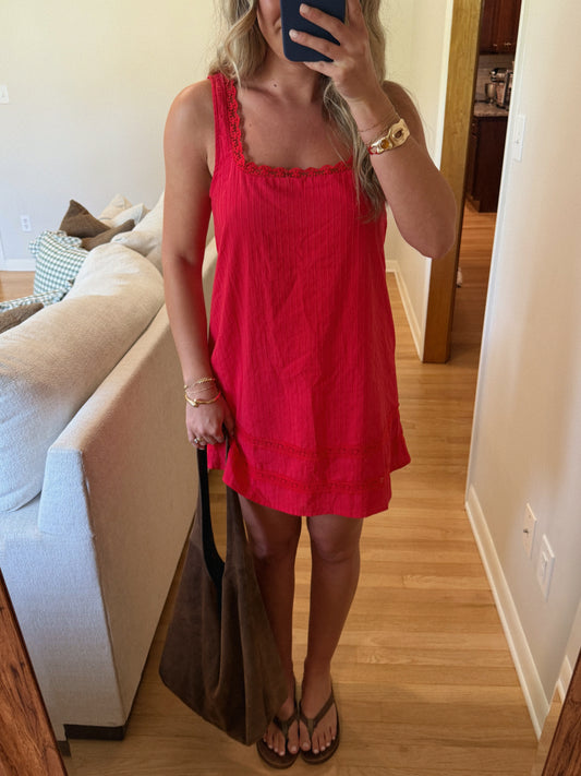 Neva Mini Dress (RED)