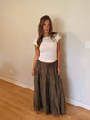 Pixie Midi Skirt (Army Green)