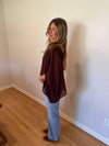 Cynthia Top (Brown) — Restock