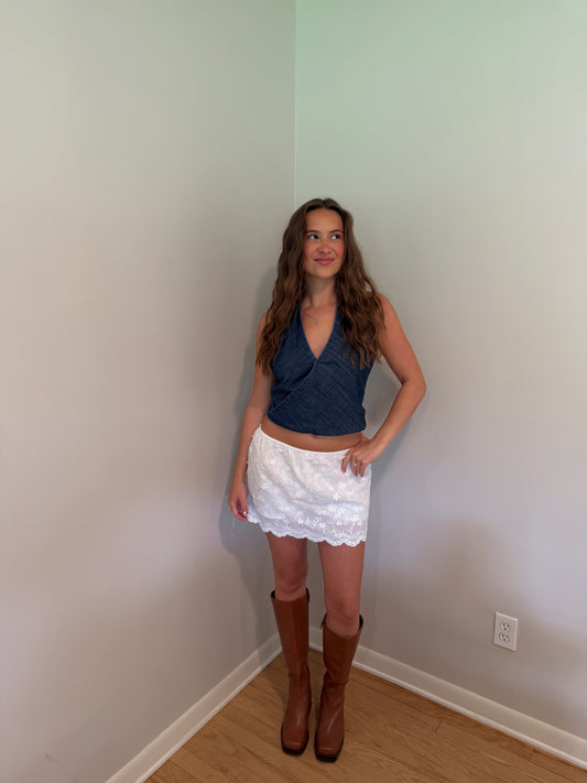 Leroy Denim Top