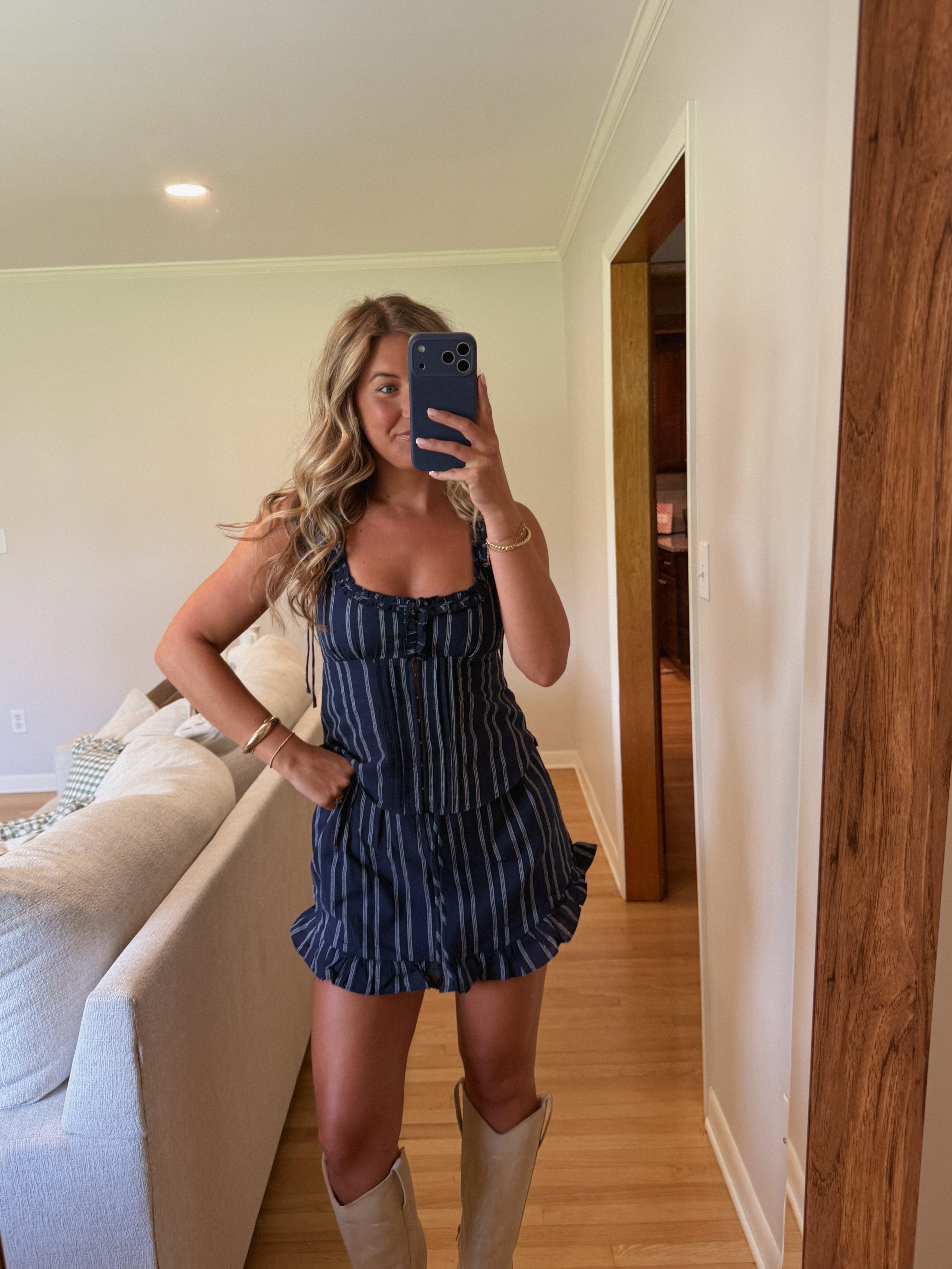 Birdie Skirt (NAVY)