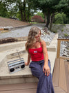 Flag Patch Tank (RED)