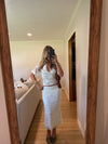 Reed Midi Skirt