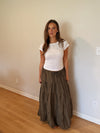 Pixie Midi Skirt (Army Green)