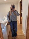 Nina Striped Pullover