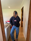 Flag Varsity Crewneck (NAVY)