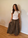Pixie Midi Skirt (Army Green)