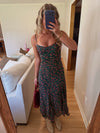 Theodore Midi Dress (BLACK FLORAL) — RESTOCK