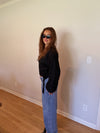 Whitney Wrap Top (Black)