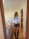 Rome Suede Shorts