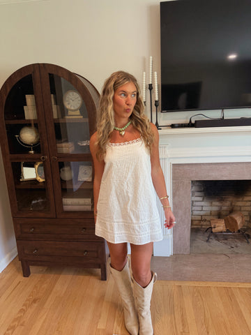 Neva Mini Dress (WHITE)