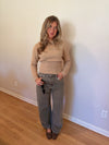 Morgan Sweater Top (Tan)