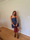 Burcher Dress (DARK DENIM)