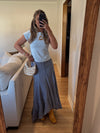Roxie Midi Skirt (NAVY)