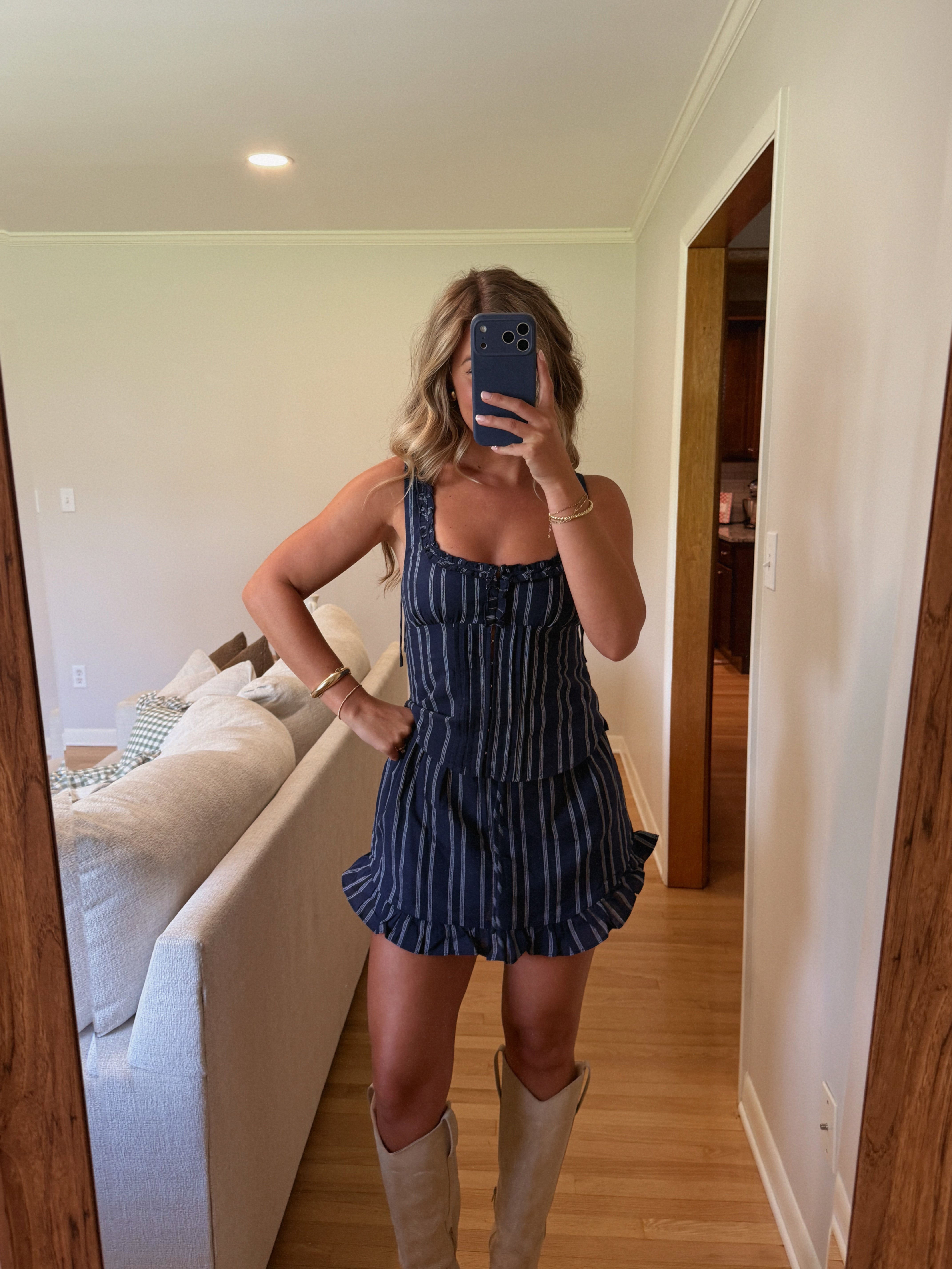 Birdie Skirt (NAVY)