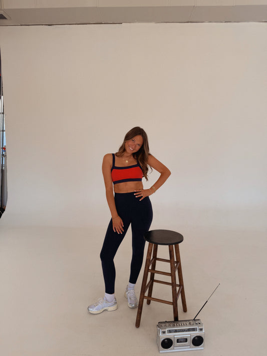 Tate Sports Bra (ORANGE/RED)