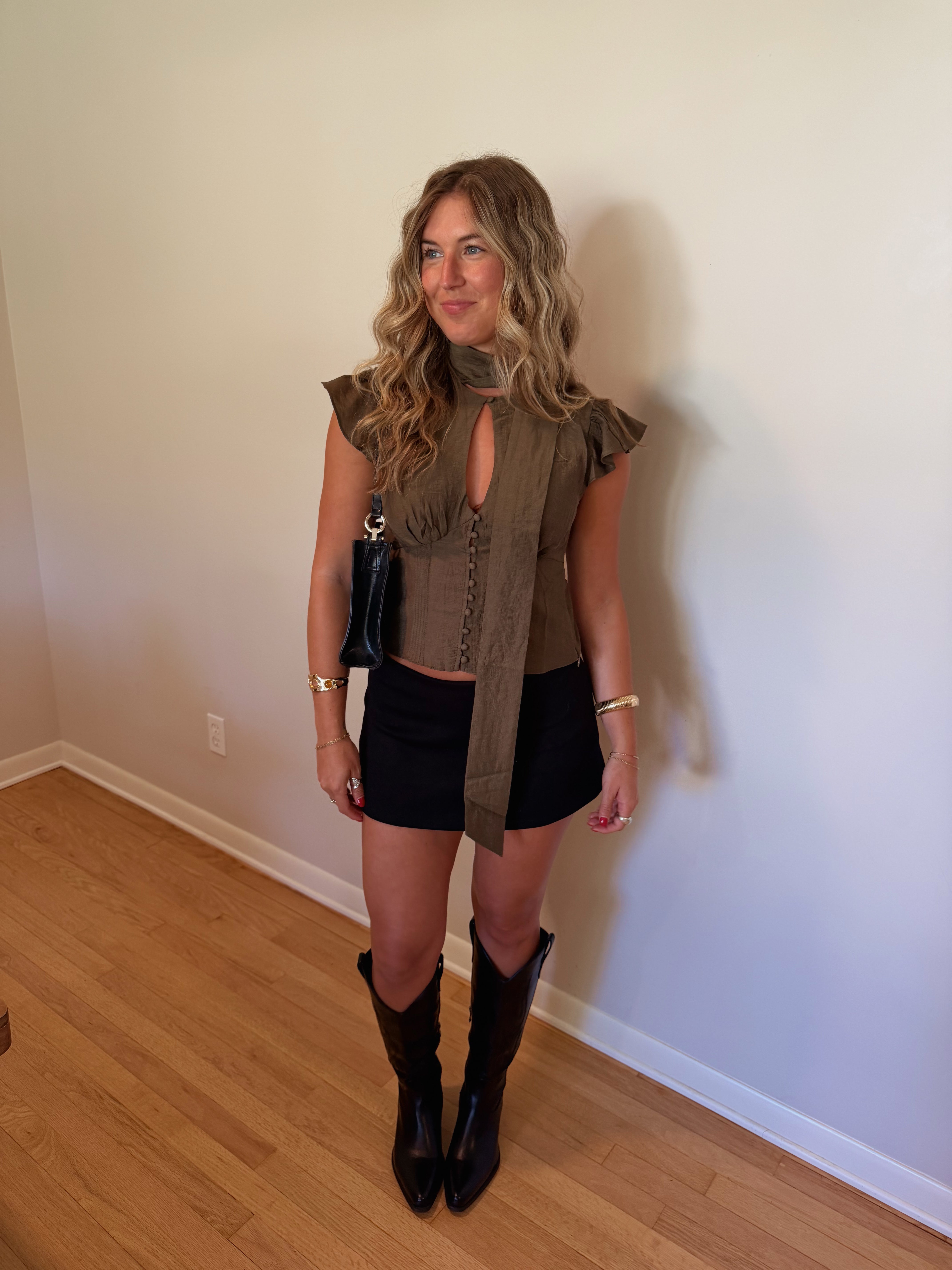 Pixie Blouse (Army Green)
