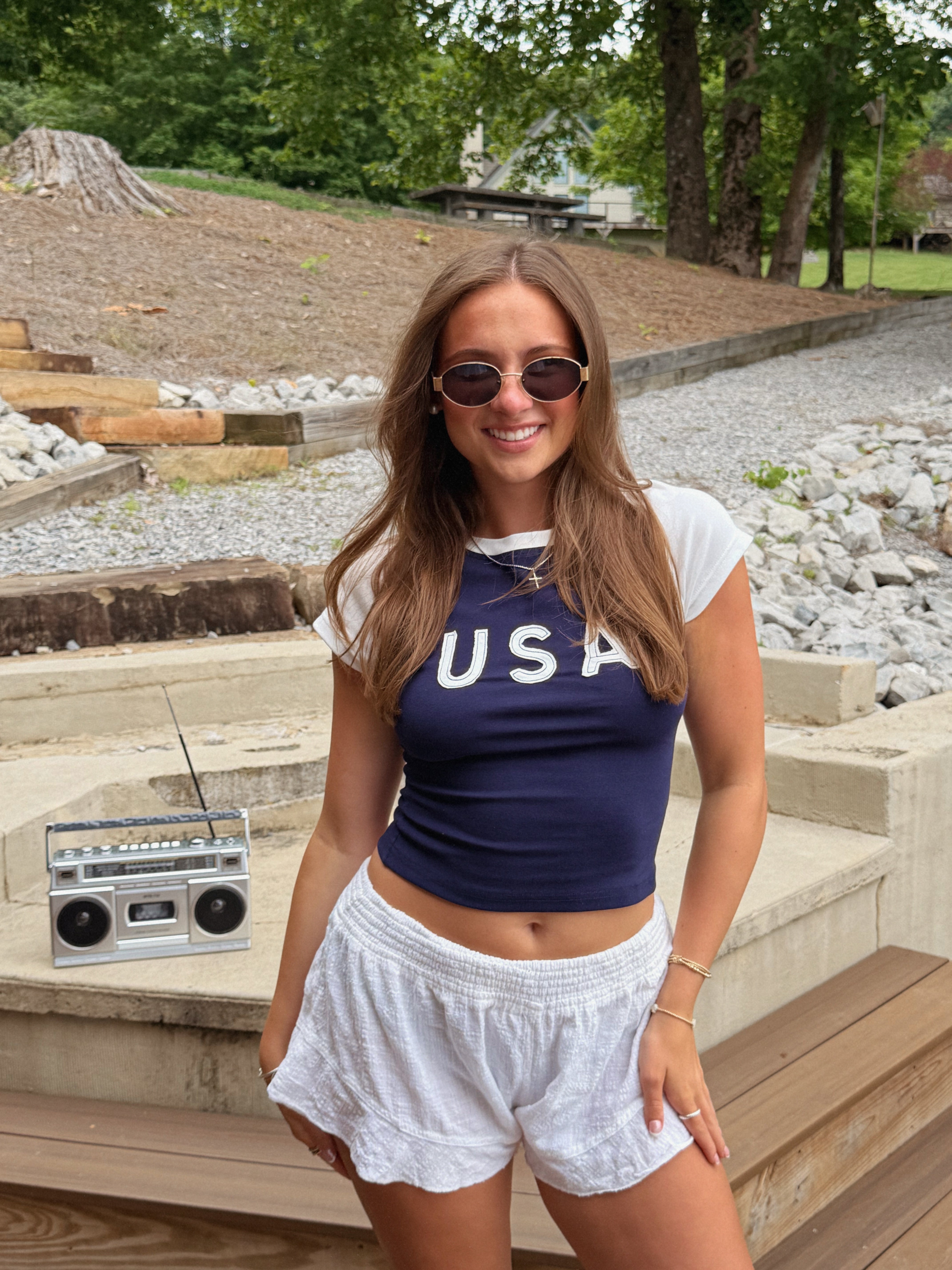 USA Tee (Navy)