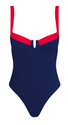 Out of Office One Piece (NAVY) —RESTOCK(30)