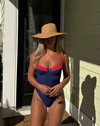Out of Office One Piece (NAVY) —RESTOCK(30)
