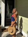 Out of Office One Piece (NAVY) —RESTOCK(30)