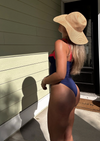Out of Office One Piece (NAVY) —RESTOCK(30)