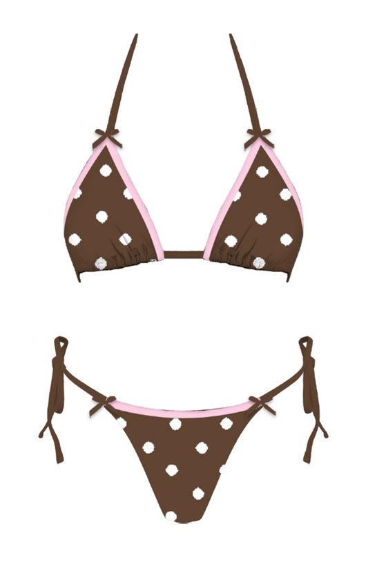 Mendy Two Piece Set (BROWN)-- PREORDER