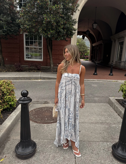 Nokes Midi Dress (White)