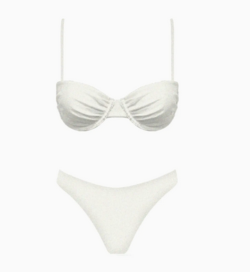 Dakota Two Piece Set (WHITE SHIMMER)