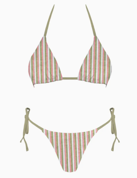 Hollin Two Piece Set (GREEN/PINK) -- RESTOCK (2)