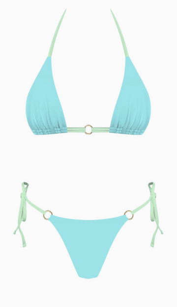 Lillian Two Piece Set (BLUE/MINT)