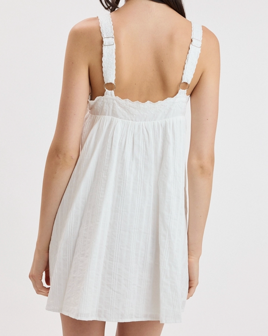 Jonie Mini Dress (WHITE)