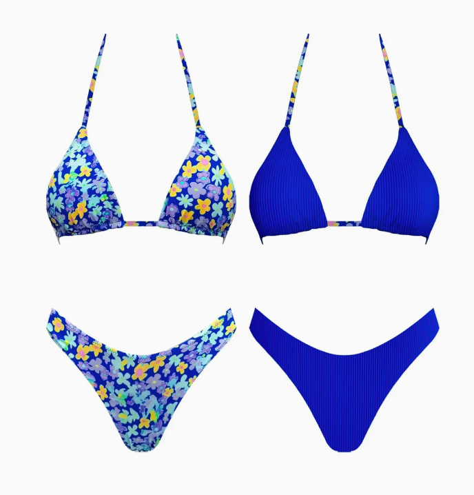 Tully Two Piece Set (Blue/Reversible)