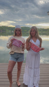 Poolside Bikini Bag (GINGHAM)
